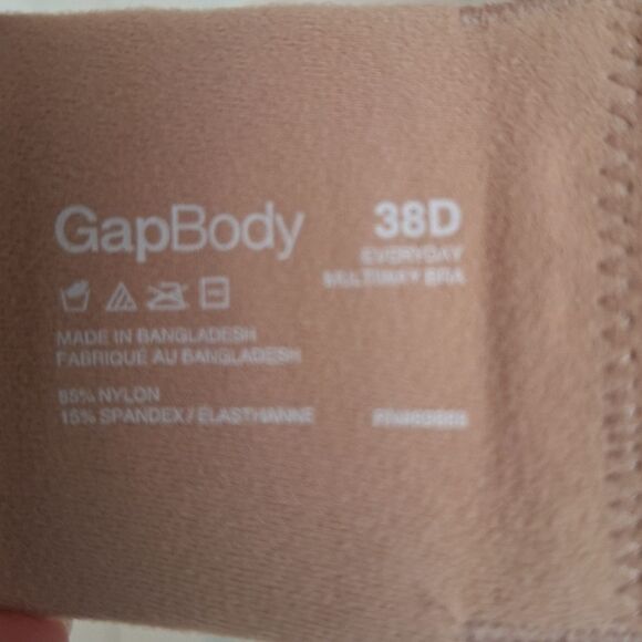 🎁Gap Body Everyday Multiway T-Shirt Bra Size 38D - Picture 8 of 10